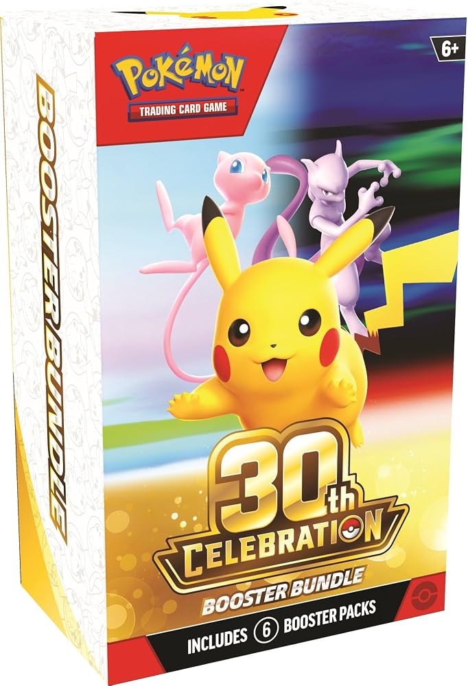 Pokemon 30th (美版) bundle 6packs /美版 Pokemon TCG 30th Celebration Booster Bundle (6packs)